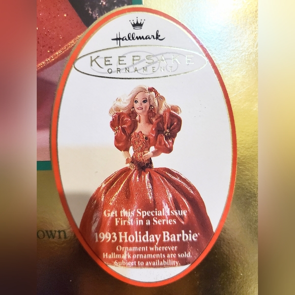 NEW BARBIE'S VINTAGE 1993 HAPPY HOLIDAYS SPECIAL EDITION - Picture 7 of 9